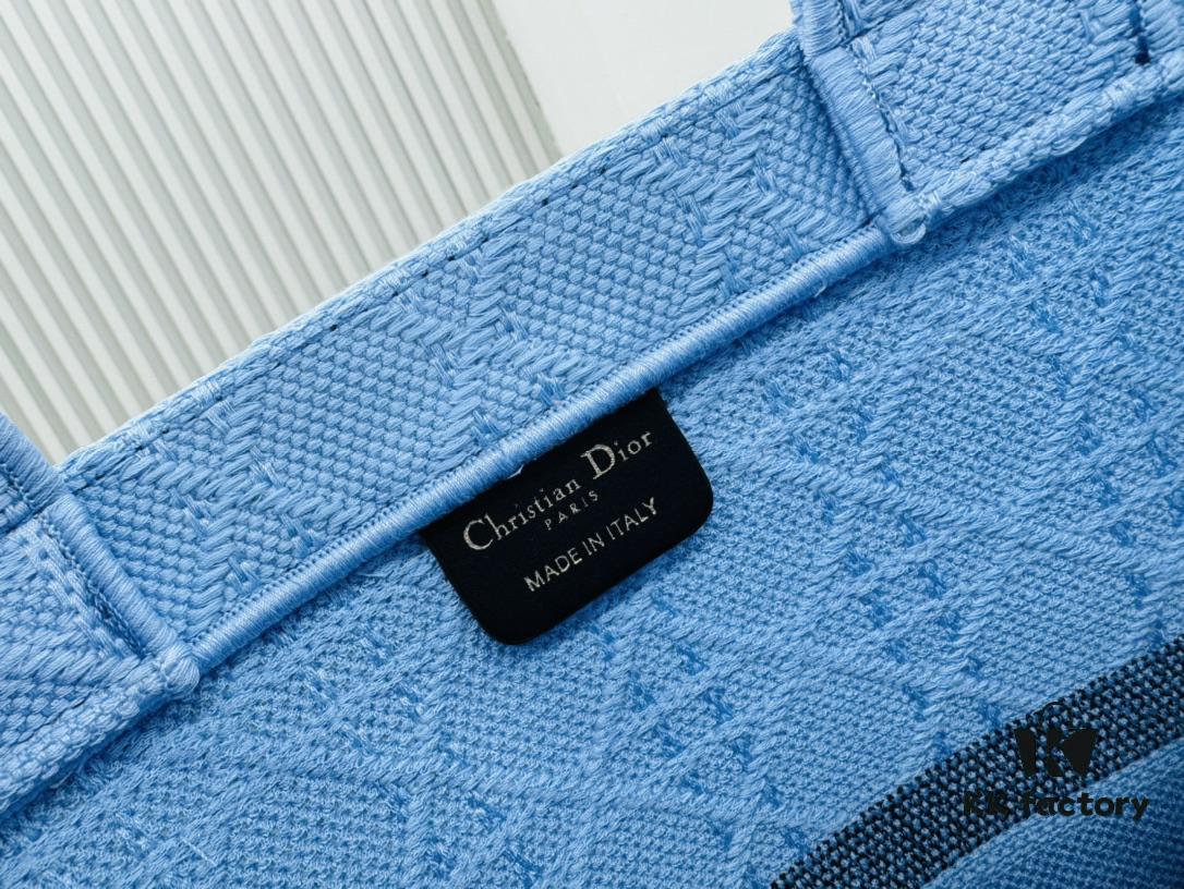 Oversized Original Order Thick Yarn Fabric Dior Book Tote