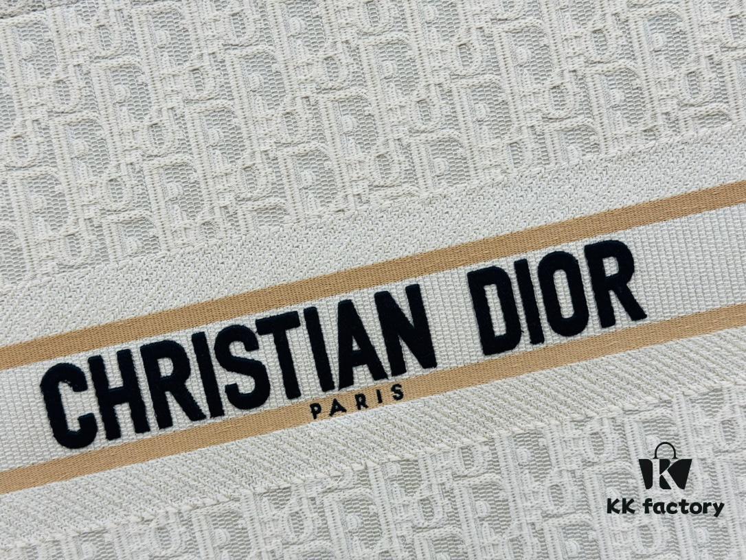 Dior Book Tote24 Early Spring New Arrival Large Size with Leather Trim