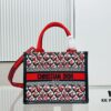 Dior Book Tote24 Early Spring New Arrival Small Size with Leather Trim