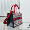 Dior Book Tote24 Early Spring New Arrival Small Size with Leather Trim