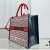 Dior Book Tote 24 Early Spring New Arrival, Large Size with Leather Trim