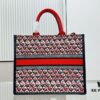 Dior Book Tote 24 Early Spring New Arrival, Large Size with Leather Trim