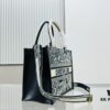 Black Blue Tiger, Small Size DIOR Book Tote24 Spring Collection