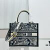 Black Blue Tiger, Small Size DIOR Book Tote24 Spring Collection
