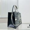 Black Blue Tiger, Medium Size Dior Book Tote24 Spring New Arrival