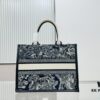 Black Blue Tiger, Medium Size Dior Book Tote24 Spring New Arrival