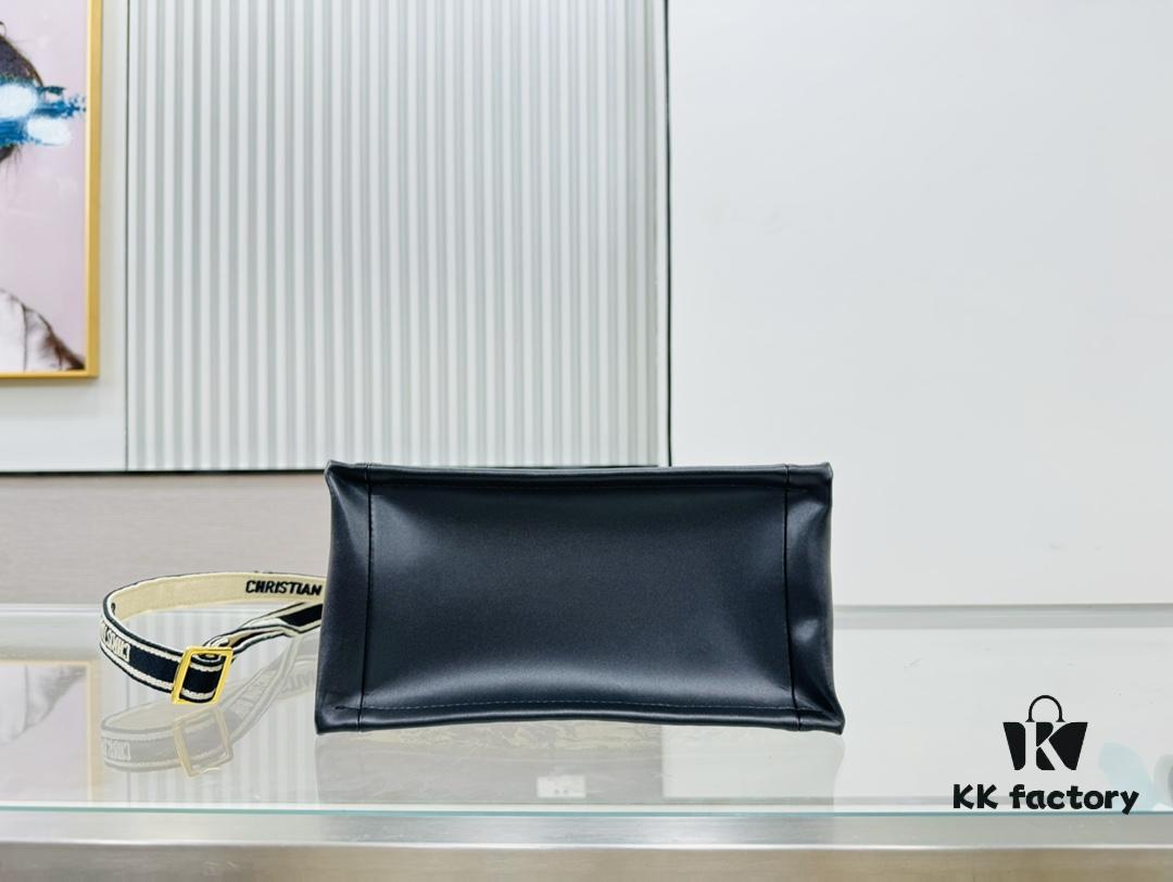 White Background with Black Bird, Small Size Dior Book Tote 24 Spring Collection