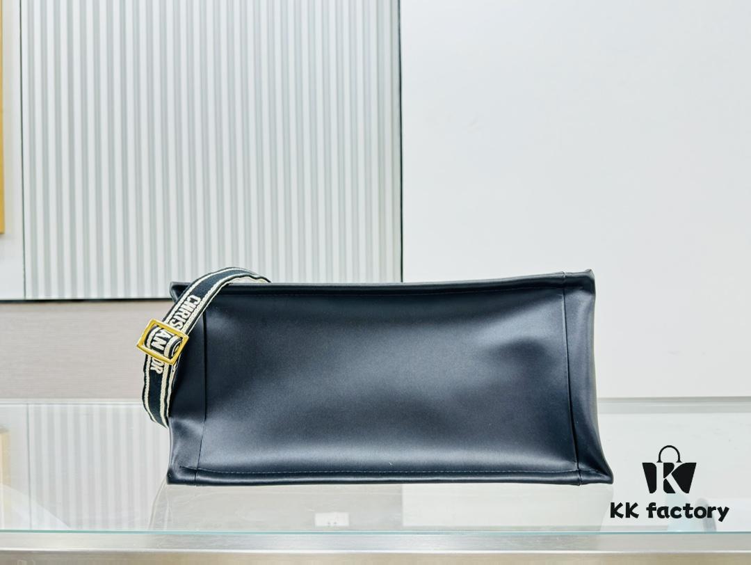 White Background with Black Bird, Medium Size Dior Book Tote 24 Early Spring New Arrival