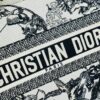 White Background with Black Bird, Medium Size Dior Book Tote 24 Early Spring New Arrival