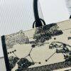 White Background with Black Bird, Large Size DIOR Book Tote 24 Spring Collection New Arrival