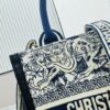 White with Blue Tiger, Small Size Dior Book Tote24 Spring Collection