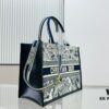 White with Blue Tiger, Medium Size Dior Book Tote 24 Spring/Summer New Arrival