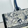 White with Blue Tiger, Medium Size Dior Book Tote 24 Spring/Summer New Arrival