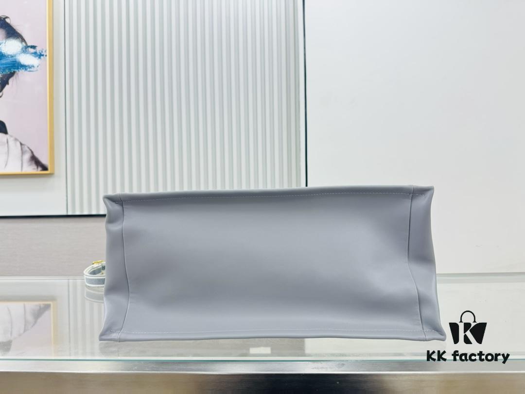 Dior Book Tote24 Early Spring New Arrival with Leather Trim Large Size