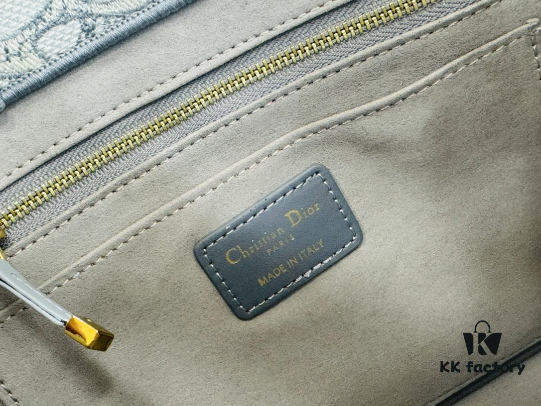 Dior Book Tote24 Early Spring New Arrival Small Size with Leather Trim