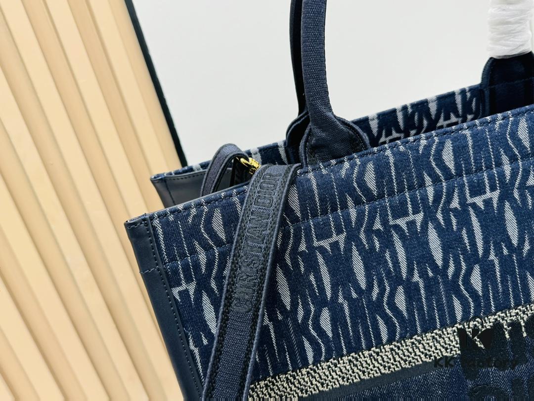 Dior Book Tote24 Early Spring New Arrival Large Size with Leather Trim