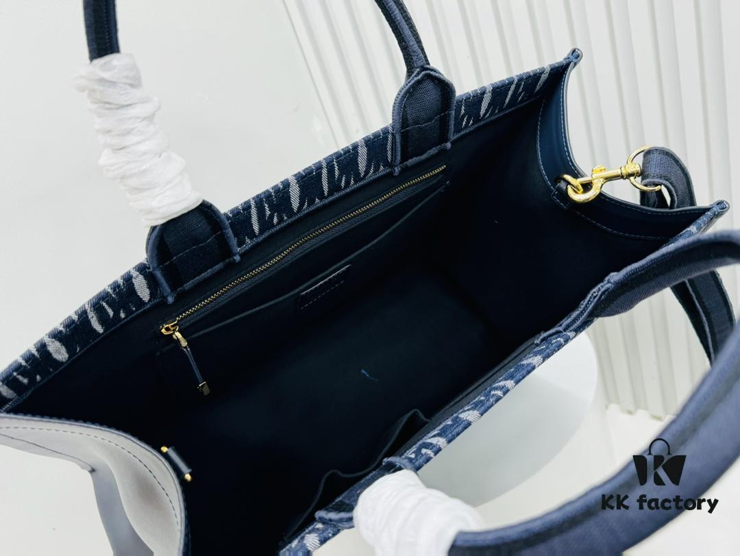 Dior Book Tote24 Early Spring New Arrival Large Size with Leather Trim