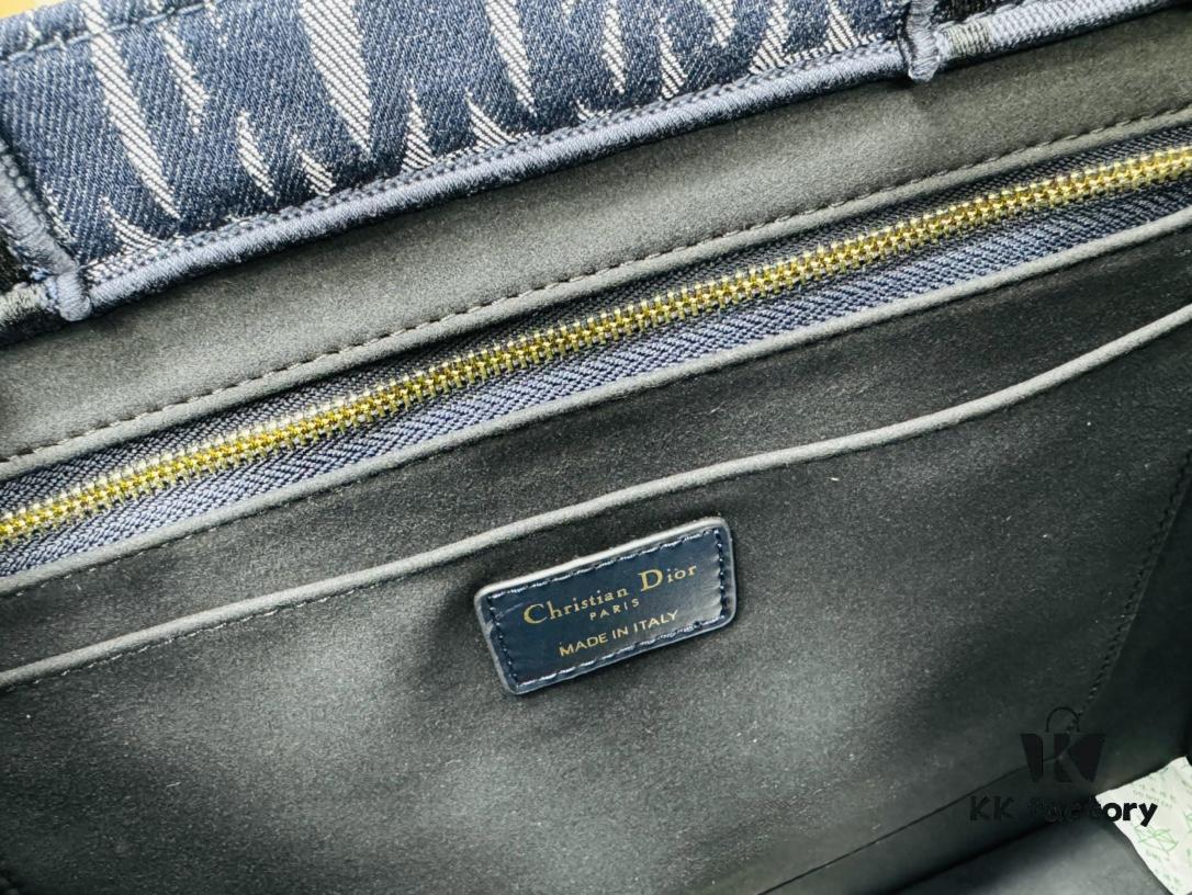 Dior Book Tote24 Early Spring New Arrival Large Size with Leather Trim