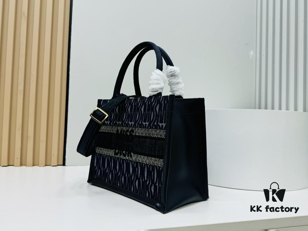 Dior Book Tote24 Early Spring New Arrival Small Size with Leather Trim