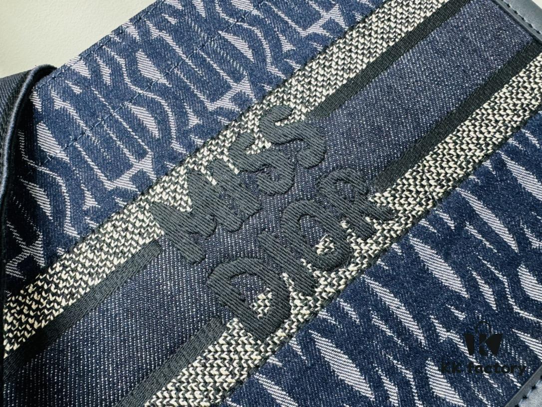 Dior Book Tote24 Early Spring New Arrival Small Size with Leather Trim