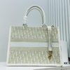 Dior Book Tote24 Midsize with Leather Trim - Early Spring New Arrival