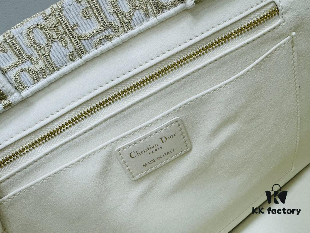 Dior Book Tote24 Midsize with Leather Trim - Early Spring New Arrival