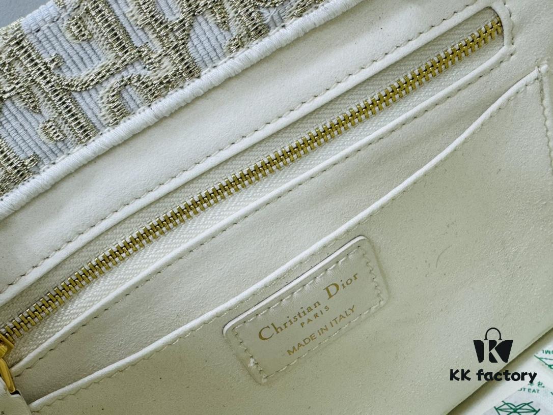 Dior Book Tote24 Early Spring New Arrival Small Size with Leather Trim