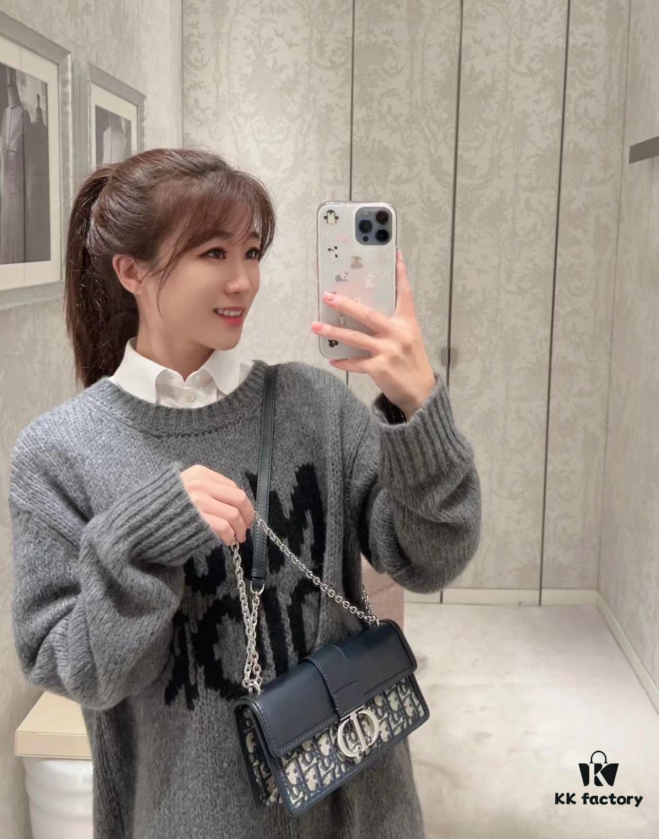 Dior 30 Montaigne Mini Bag with Box and Authentic Silver Hardware 🔥【New Small Size】