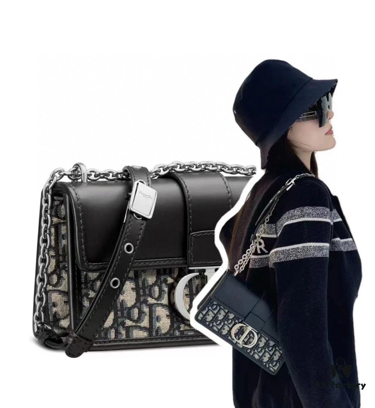 Dior 30 Montaigne Mini Bag with Box and Authentic Silver Hardware 🔥【New Small Size】