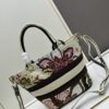 Dior ❤ (With Mini Bag + Strap) New Embroidered Basket Bag