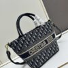 Dior ❤ (With Mini Bag + Strap) New Embroidered Basket Handbag