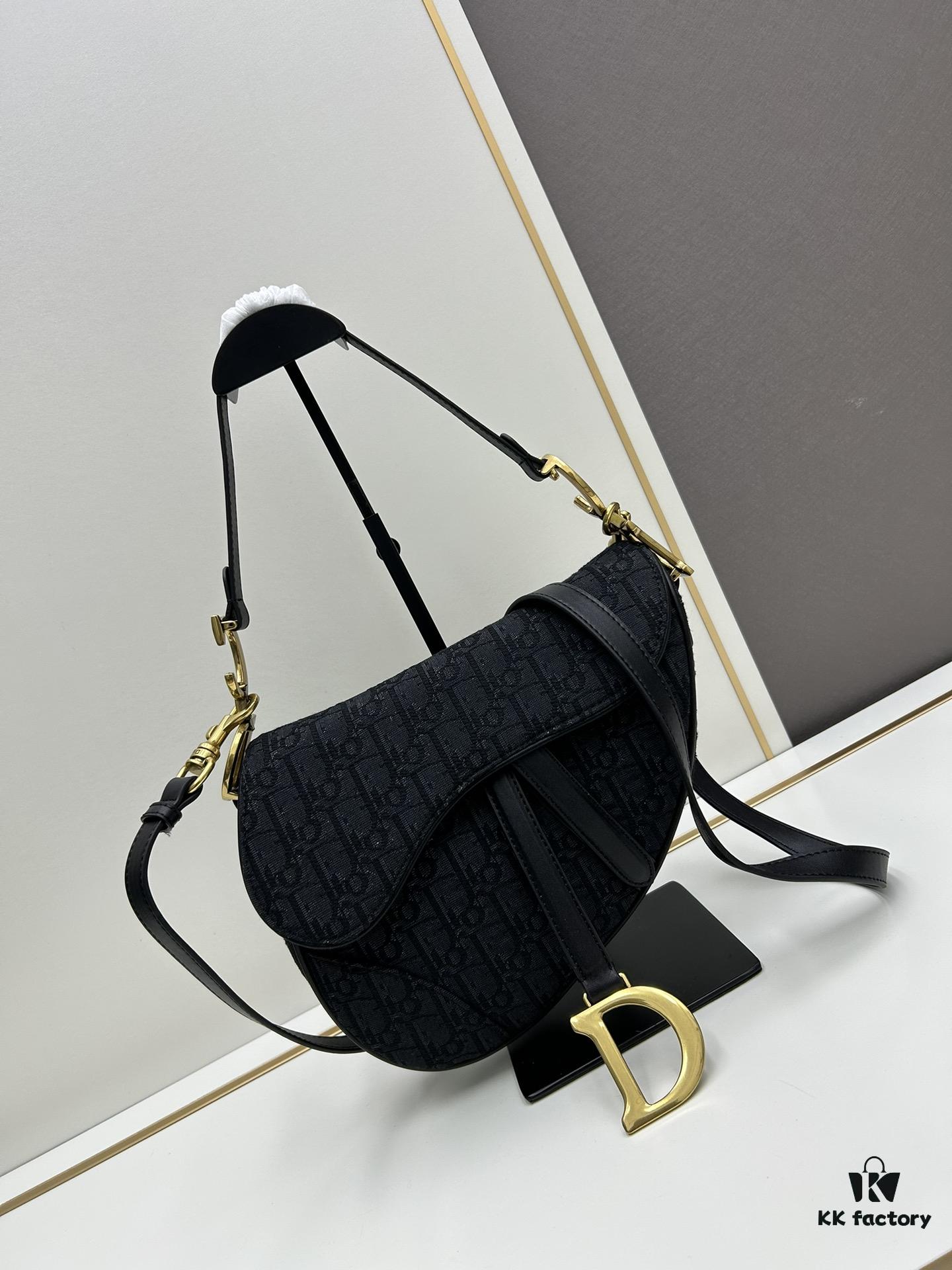 Large Size (With Box) 【♥️ Dior Saddle Monogram Thin Strap】 【Comes with Retail Box 🎁】