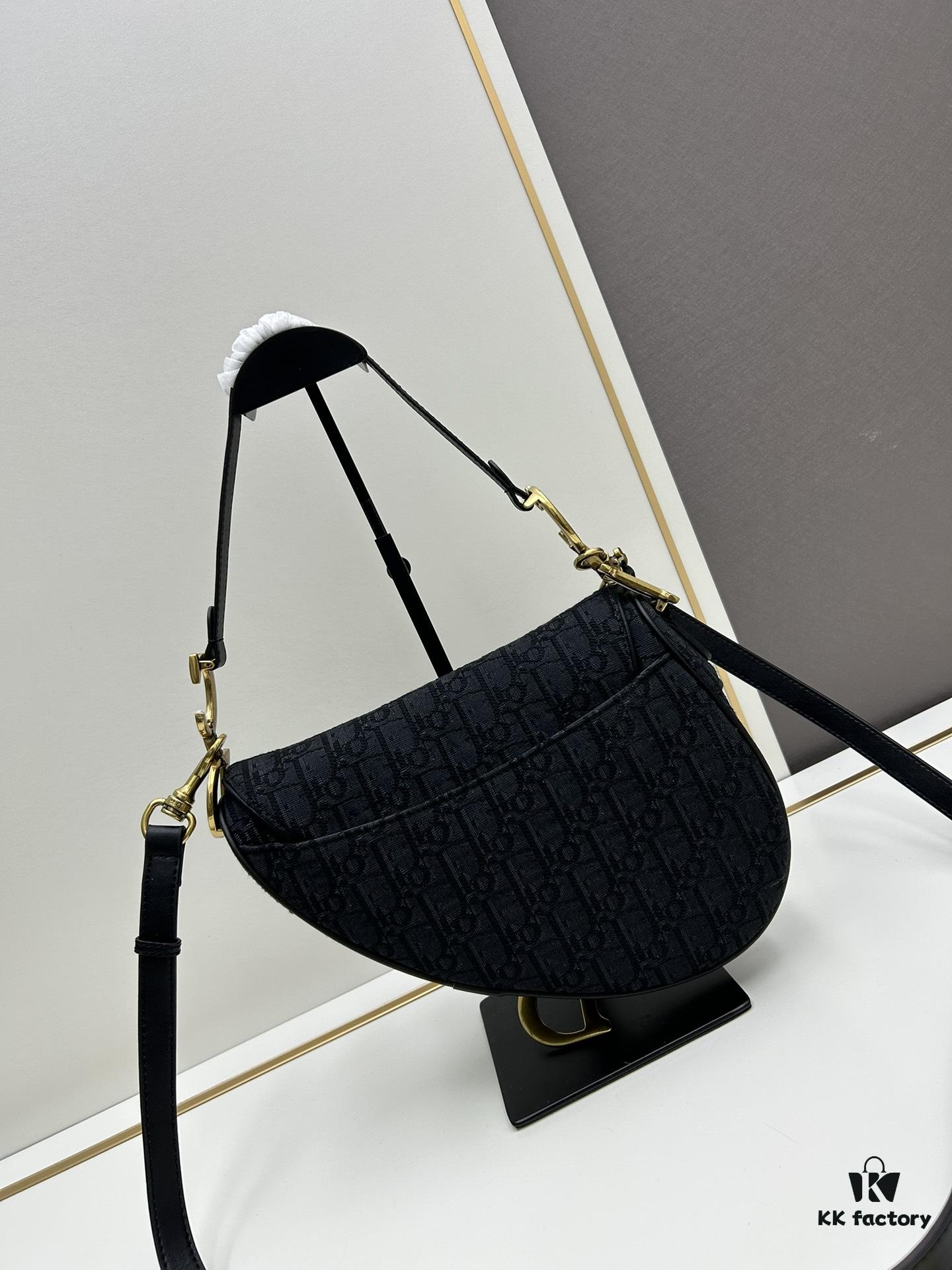 Large Size (With Box) 【♥️Dior Saddle Monogram Thin Strap】 【Comes with Retail Box 🎁】