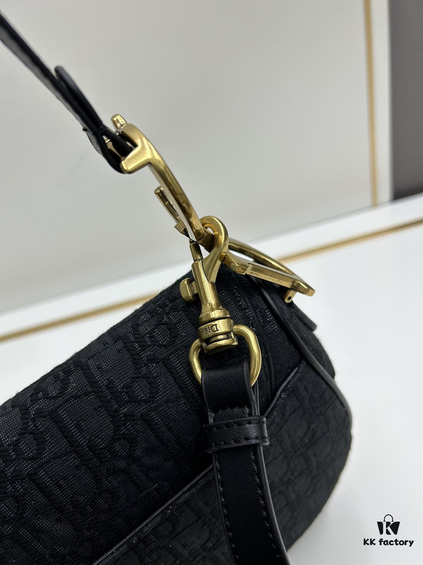 Large Size (With Box) 【♥️Dior Saddle Monogram Thin Strap】 【Comes with Retail Box 🎁】