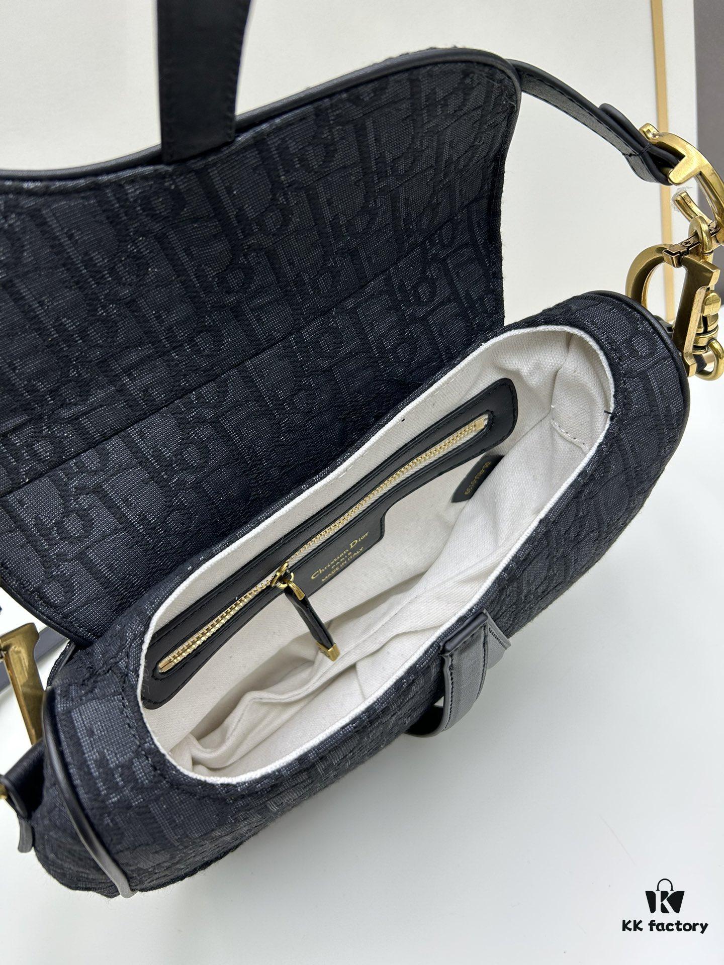 Large Size (With Box) 【♥️Dior Saddle Monogram Thin Strap】 【Comes with Retail Box 🎁】