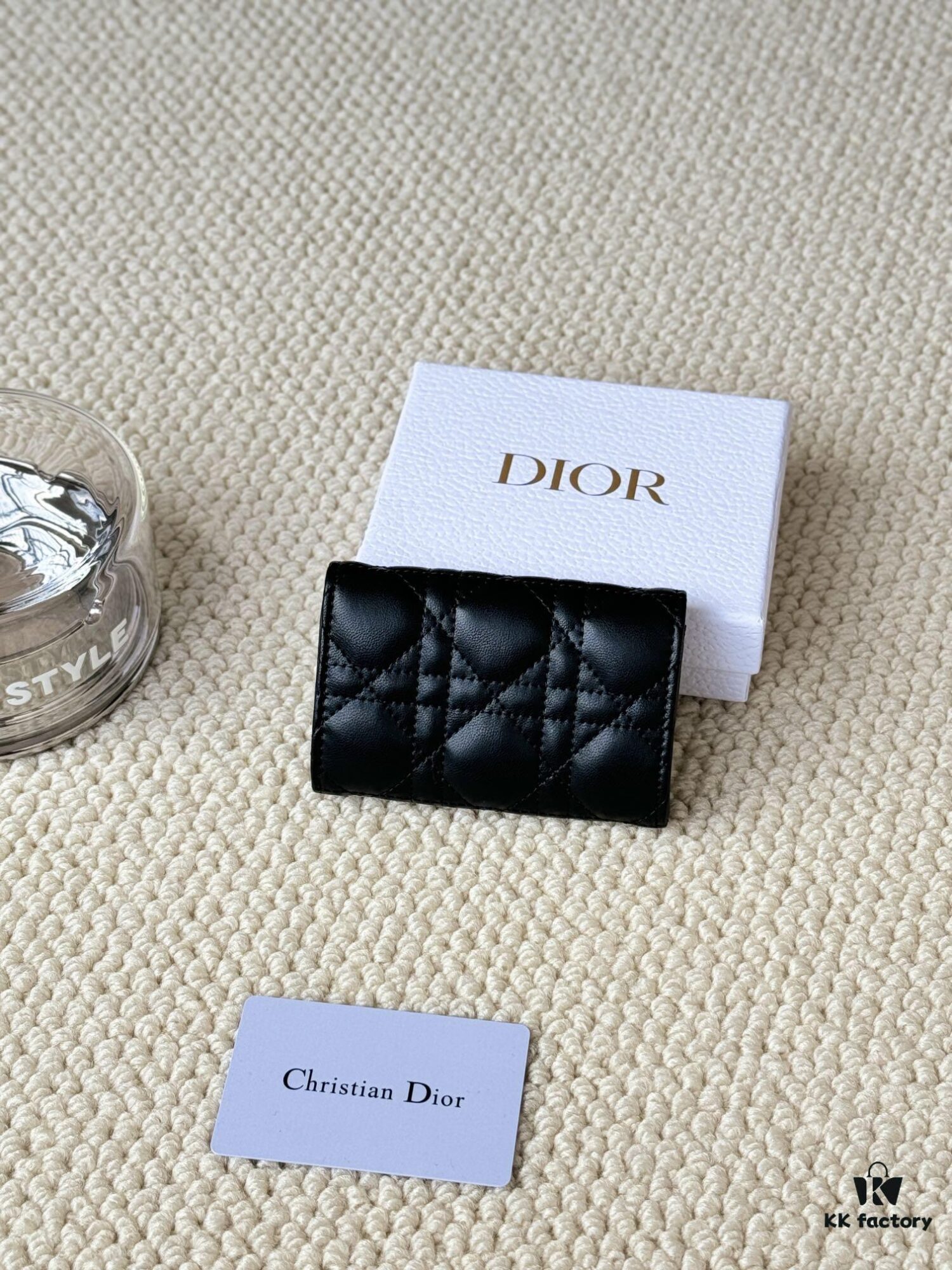 My Dior Glycine Wallet in Fuchsia Pink Lambskin
