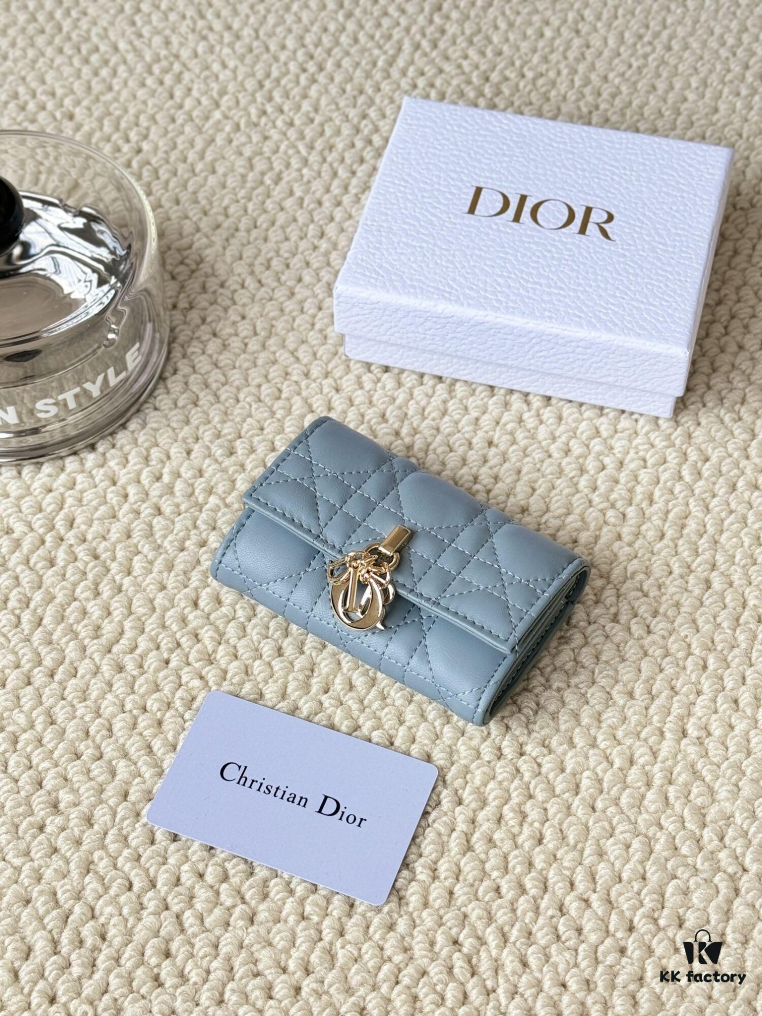 My Dior Glycine Wallet in Fuchsia Pink Lambskin