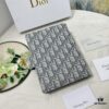 Dior Notebook, Counter Model, Exquisite and Smooth Material, Impeccable Craftsmanship, Featuring Card Slots and Dividers, Made from Imported Italian Lamb Leather, Size 15x19x4cm