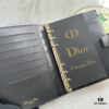 Dior Notebook, Counter Model, Fine Smooth Material, Impeccable Craftsmanship, Built-in Card Slots and Dividers, Made from Imported Italian Lamb Leather