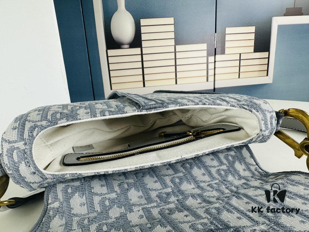 Large Size (With Box) 【♥️ Dior Saddle Monogram Thin Strap】【Comes with Retail Box 🎁】