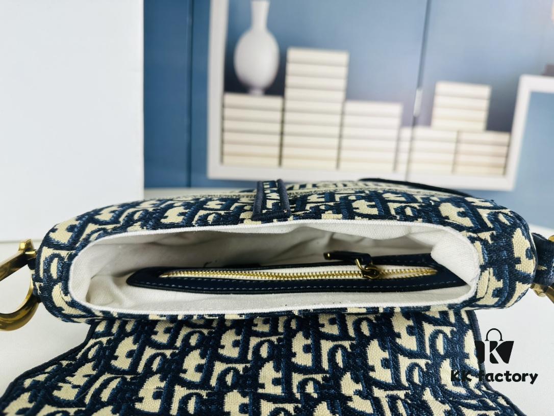 Large Size (With Box) 【♥️ Dior Saddle Monogram Thin Strap】【Comes with Retail Box 🎁】