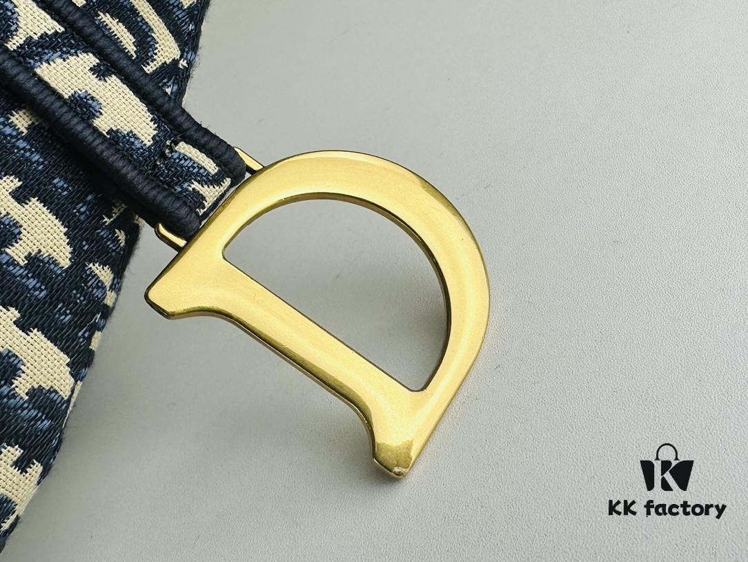 Large Size (With Box) 【♥️ Dior Saddle Monogram Thin Strap】【Comes with Retail Box 🎁】