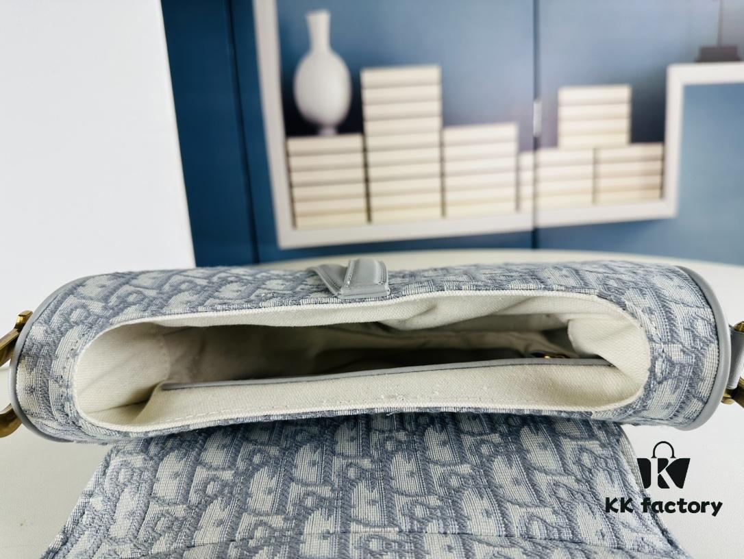 Large Size (With Box) 【♥️ Dior Saddle Monogram Thin Strap】 【Comes with Retail Box 🎁】