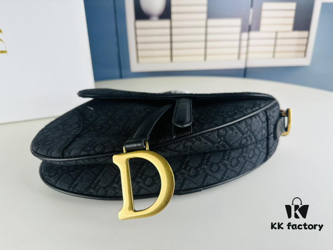Large Size (With Box) 【♥️ Dior Saddle Monogram Thin Strap】 【Comes with Retail Box 🎁】