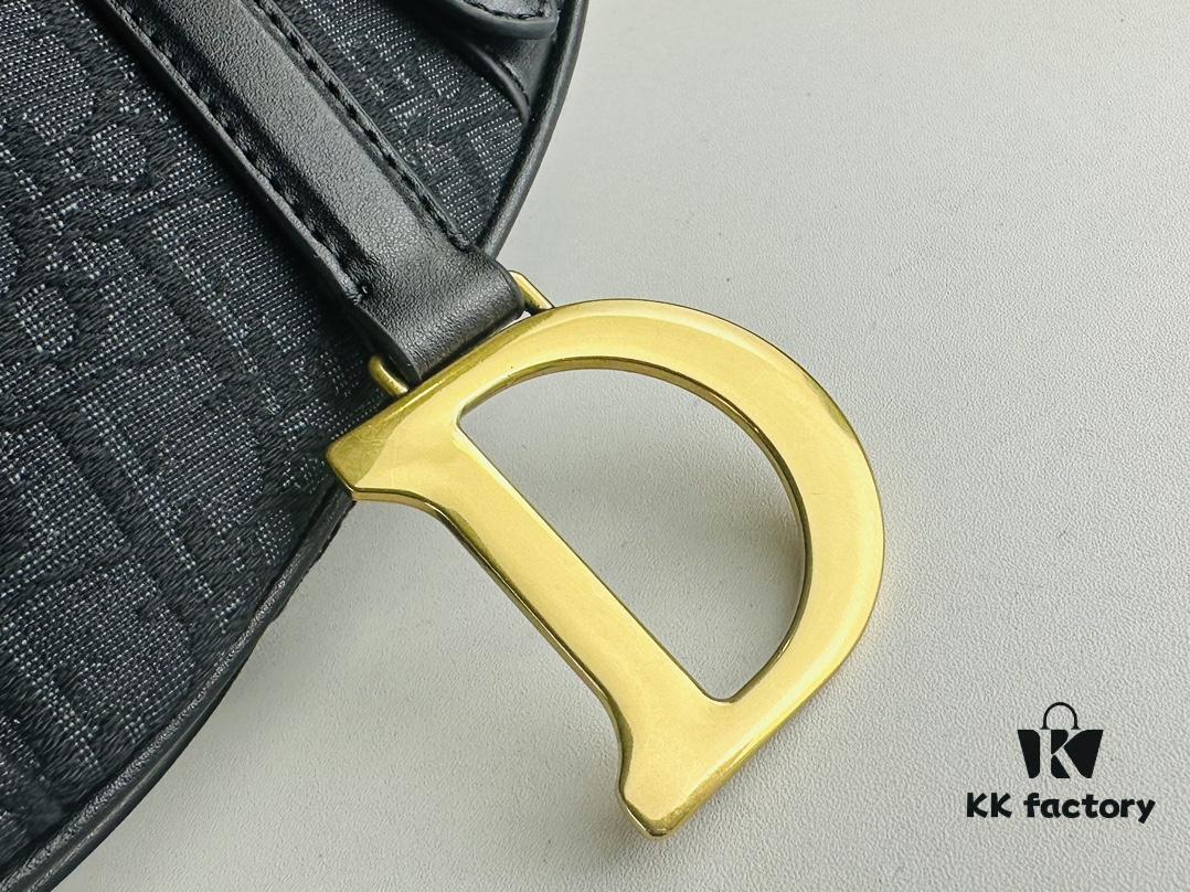 Large Size (With Box) 【♥️ Dior Saddle Monogram Thin Strap】 【Comes with Retail Box 🎁】