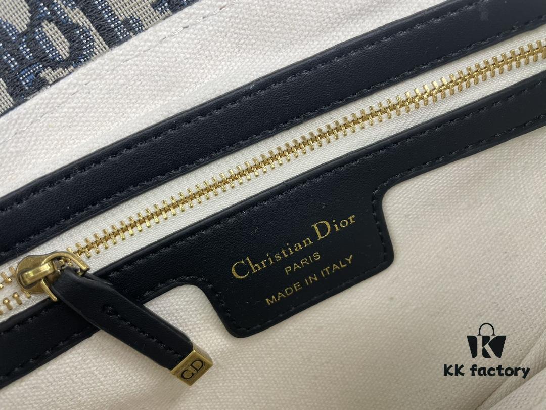 Large Size (With Box) 【♥️ Dior Saddle Monogram Thin Strap】 【Comes with Retail Box 🎁】