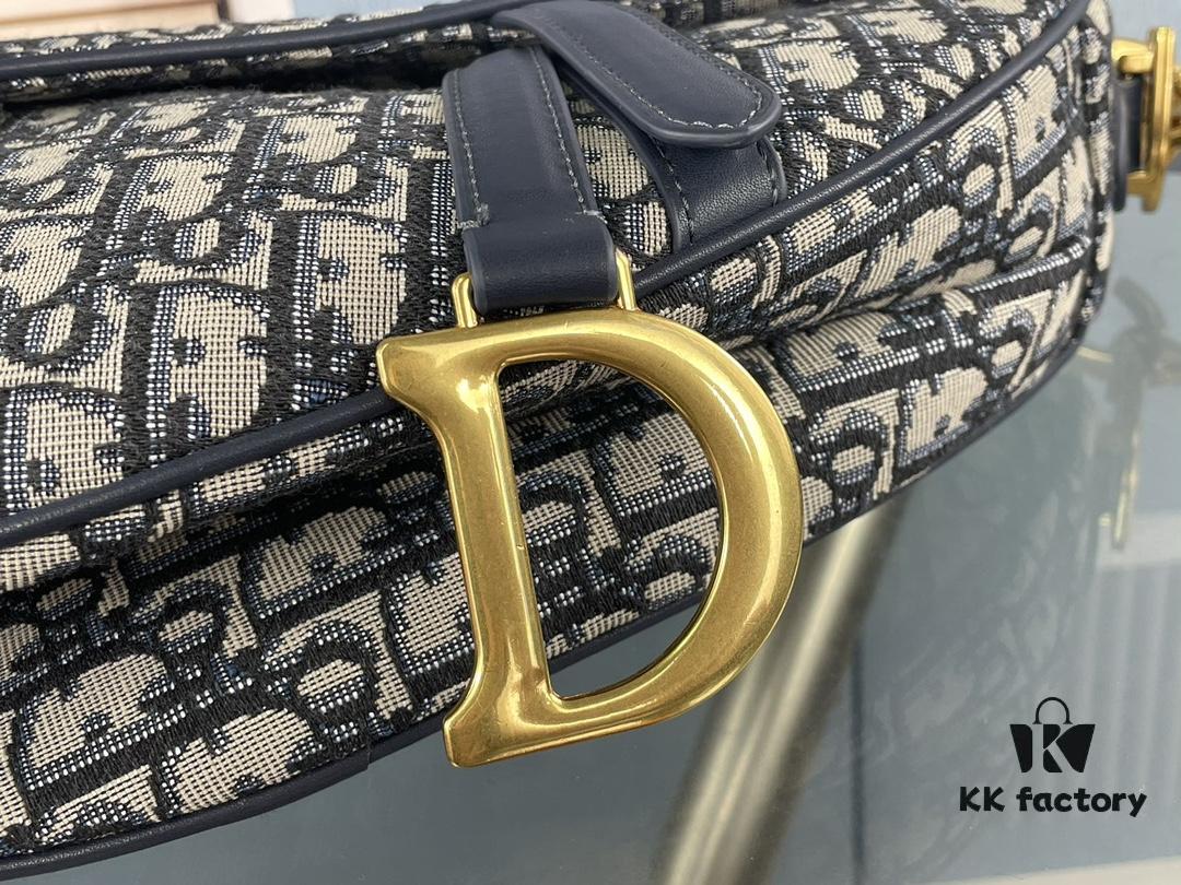 Large Size (With Box) 【♥️ Dior Saddle Monogram Thin Strap】 【Comes with Retail Box 🎁】