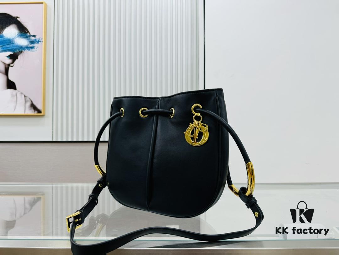 Dior Nolita Handbag – A Modern Elegance in Black Lambskin from the 2024 Autumn Collection