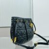 Dior Nolita Medium Bag in Black Lambskin with Cannage Quilting