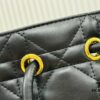 Dior Nolita Medium Bag in Black Lambskin with Cannage Quilting
